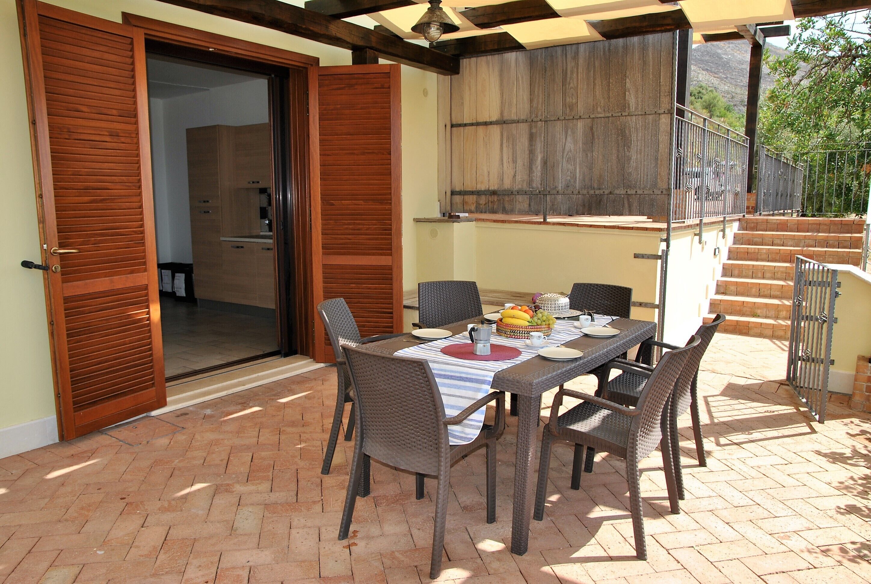 Villa, 4 camere da letto, fumatori, piscina privata | Terrazza/patio