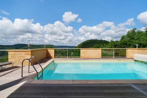 Pool - Charming Stone Villa with Pool, Steps from Sarlat (Beynac-et-Cazenac)