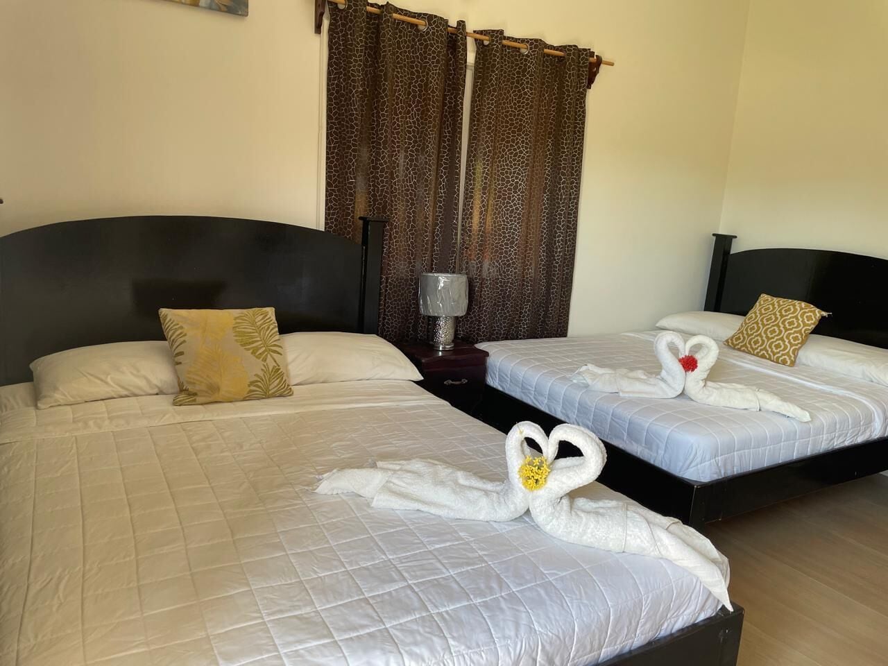 Deluxe Cabin, 2 Queen Beds | Premium bedding, minibar, individually decorated, individually furnished