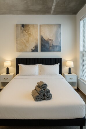 2 Schlafzimmer, Schreibtisch, Bügeleisen/Bügelbrett, Reisekinderbett