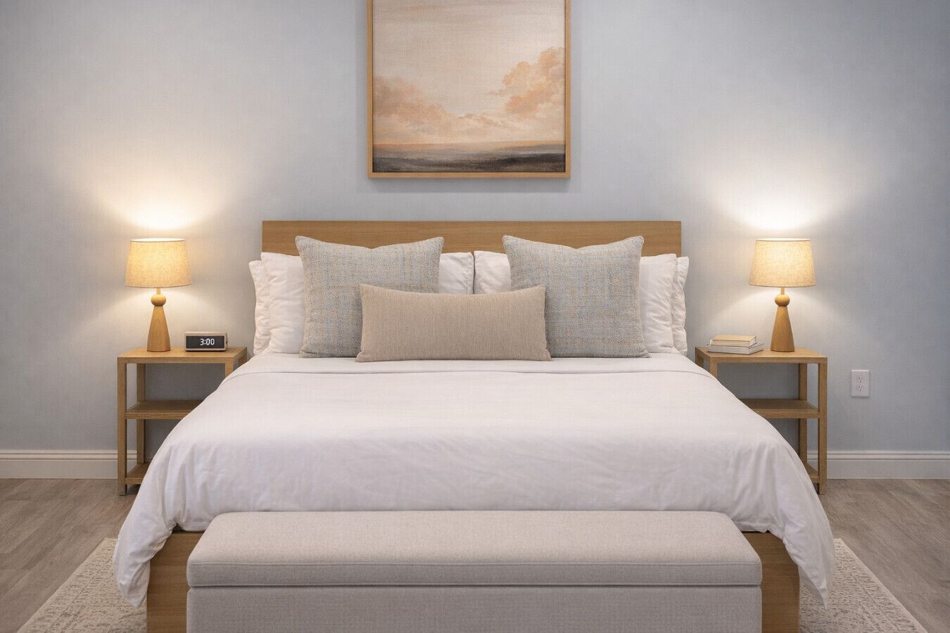 Desk, iron/ironing board, travel cot, WiFi