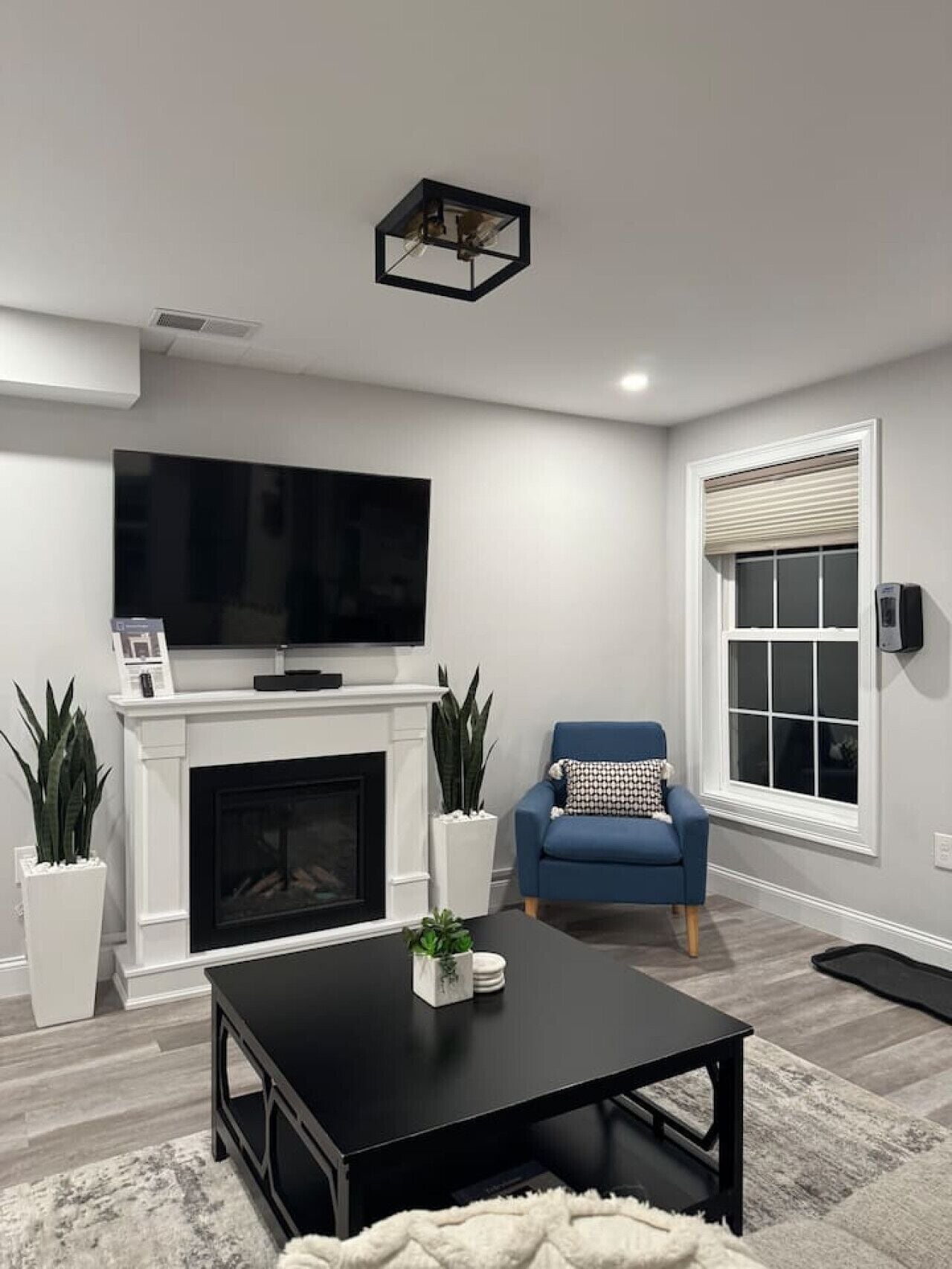 TV, fireplace, stereo