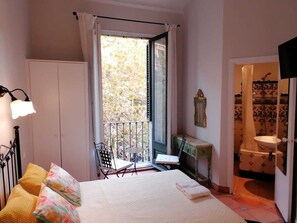 Basic Double Room, City View | Terrace/patio