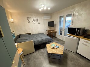 1 soverom, strykejern/-brett, wi-fi og sengetøy