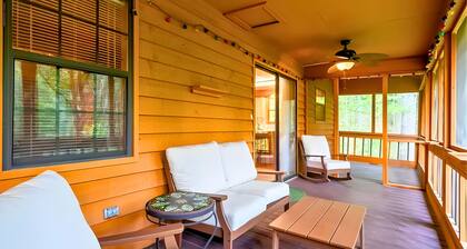 Private Ellijay Cabin Sleeps 6 - Loft, Stone Fireplace, Trails & Lake Nearby