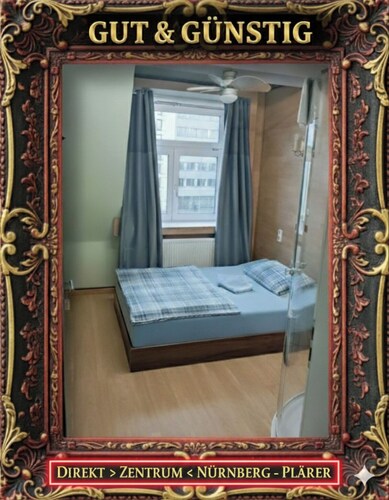 7032 Ambience & Flair Inexpensive & Good Center NBG Directly at the Plärer WOW Attraction