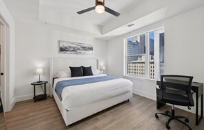 1 soverom, strykejern/-brett, wi-fi og sengetøy