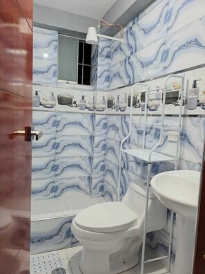 Handdoeken, zeep, toiletpapier