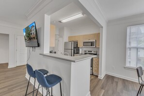 Apartment | Private kitchen - King 3BR Suite Mins to Downtown Raleigh (Cary)