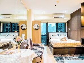 1 chambre, fer et planche à repasser, Wi-Fi, draps fournis