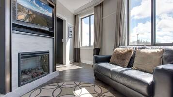 Apartment | Ruang tamu | Pendiangan