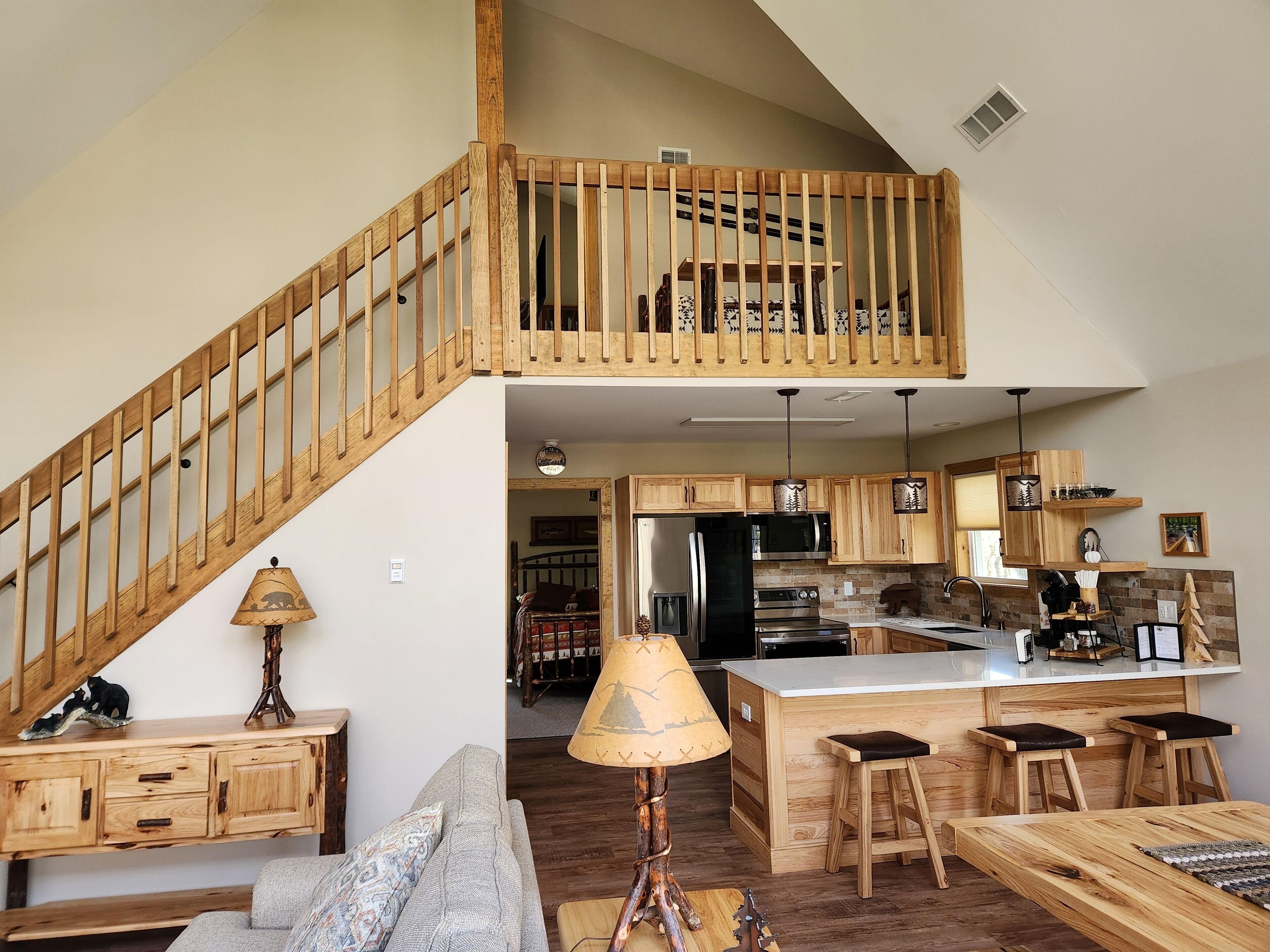 TV connectée, cheminée