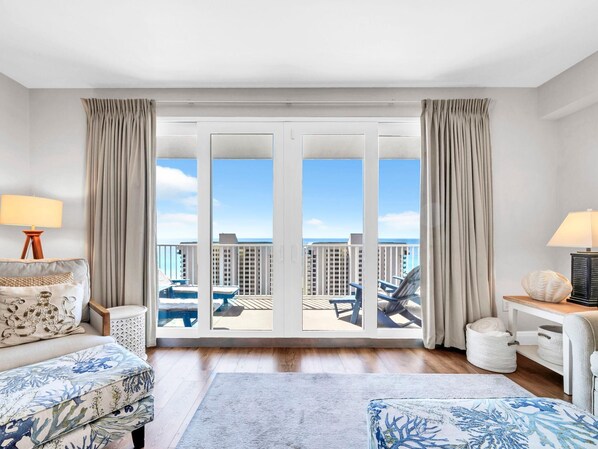 Leilighet, 1 kingsize-seng med sovesofa (Laketown Wharf 1213) | Oppholdsområde