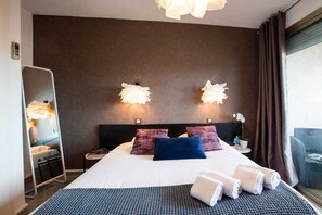 1 slaapkamer, een bureau, gratis wifi