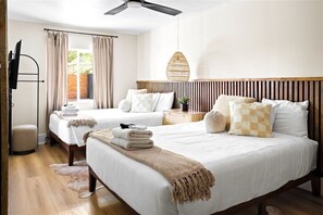 5 habitaciones, tabla de planchar con plancha, wifi y ropa de cama 