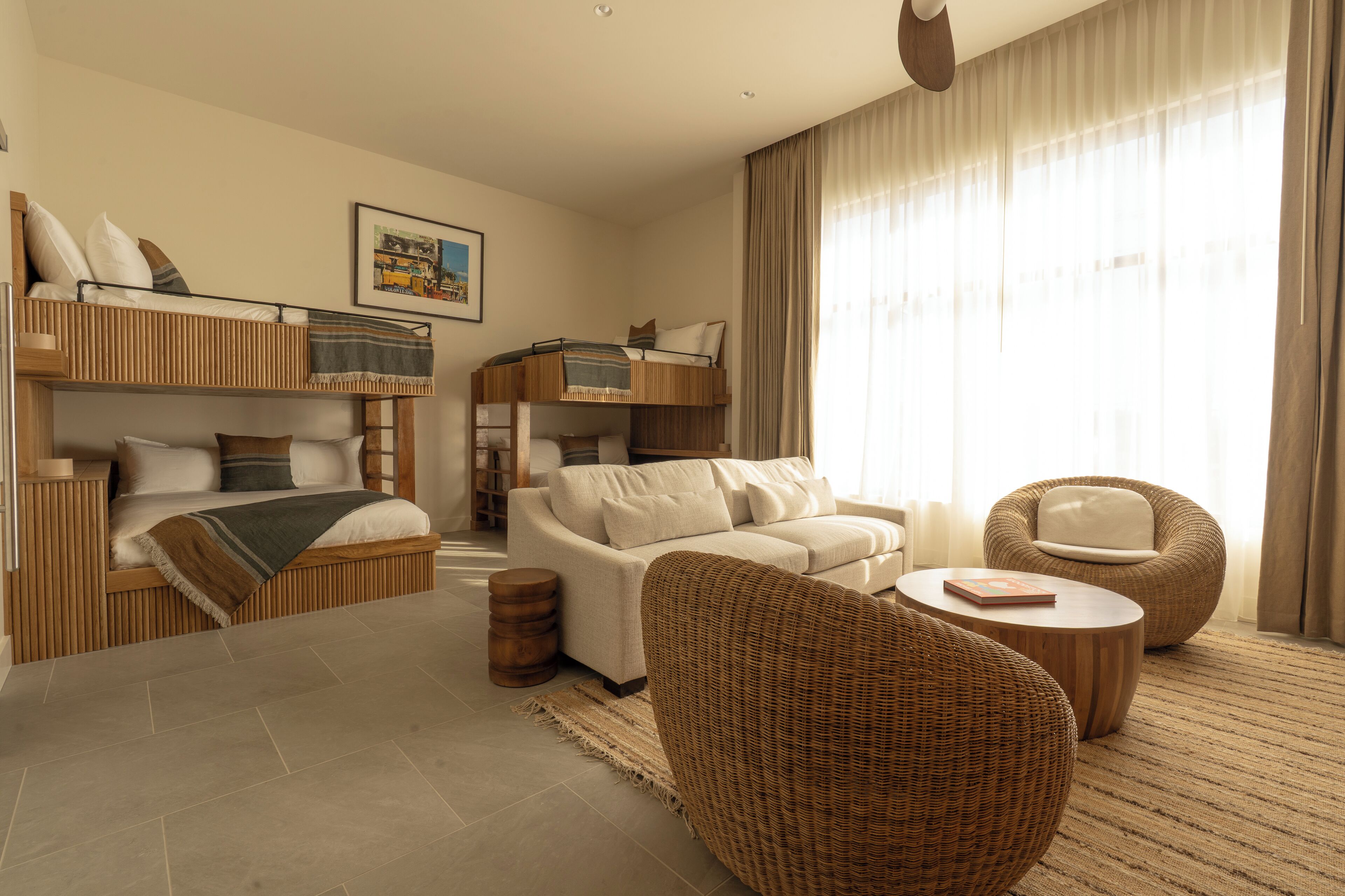 Bunk Suite | Premium bedding, minibar, in-room safe, blackout drapes