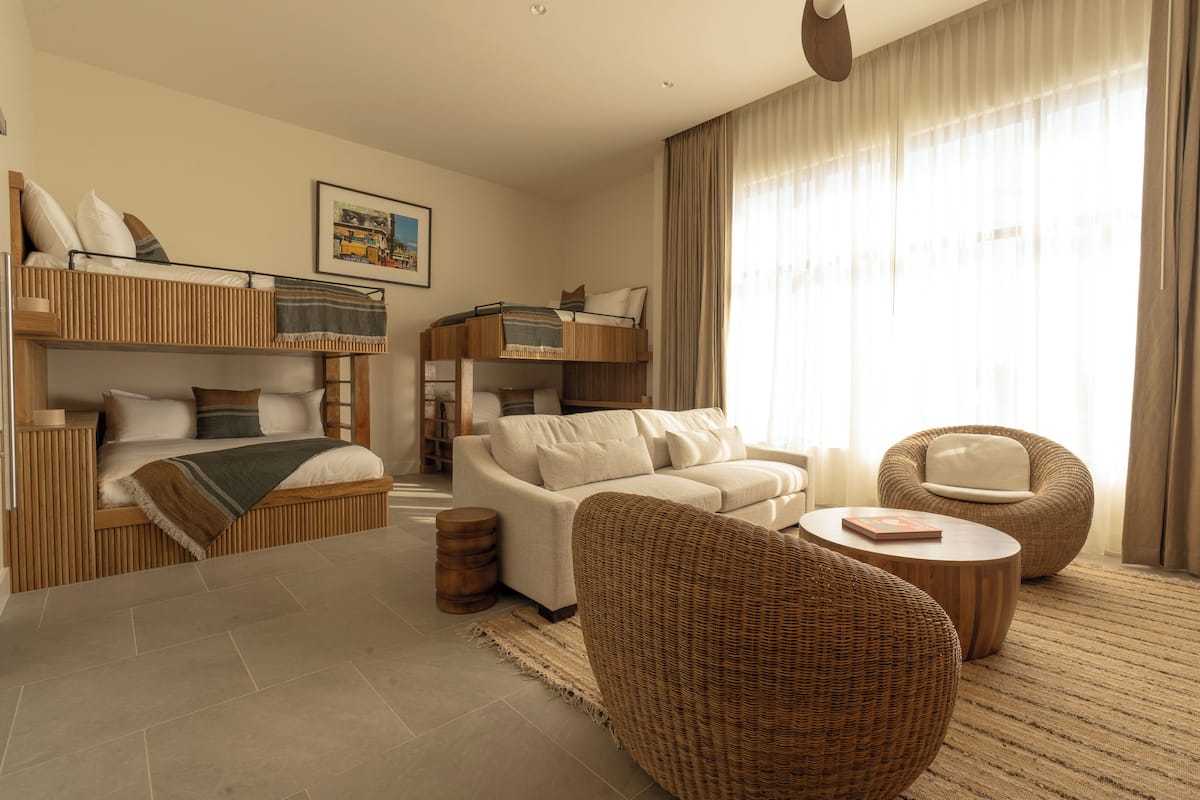 Bunk Suite | Premium bedding, minibar, in-room safe, blackout drapes