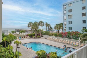 A heated pool - Beach Palms 306 is a Gold Tier Gulf Front Condo (Indian Shores)
