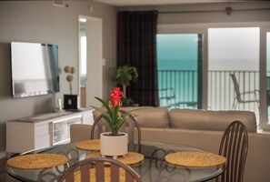TV - Beach Palms 306 is a Gold Tier Gulf Front Condo (Indian Shores)