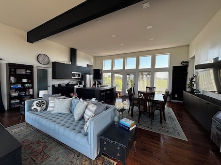 Smart TV, books, stereo. "Acreage on the Hill," a getaway on 10 acres in Canada's beautiful prairies.