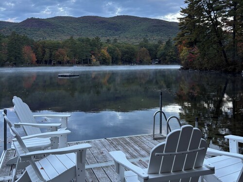 Beautiful Moose Pond Waterfront Home – 3BR/2BA w/ Hot Tub, Near Ski Mountain!
