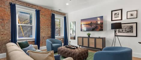 Smart TV, table football, books