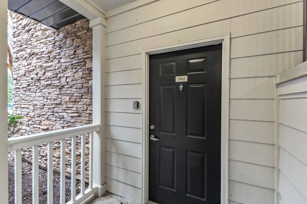 Fassade der Unterkunft