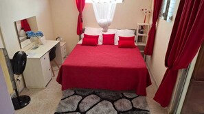 1 makuuhuone, silitysrauta/-lauta, Wi-Fi, vuodevaatteet