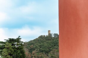 Blick von der Unterkunft