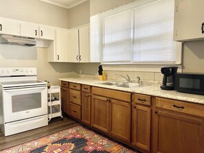 Microwave, oven, stovetop