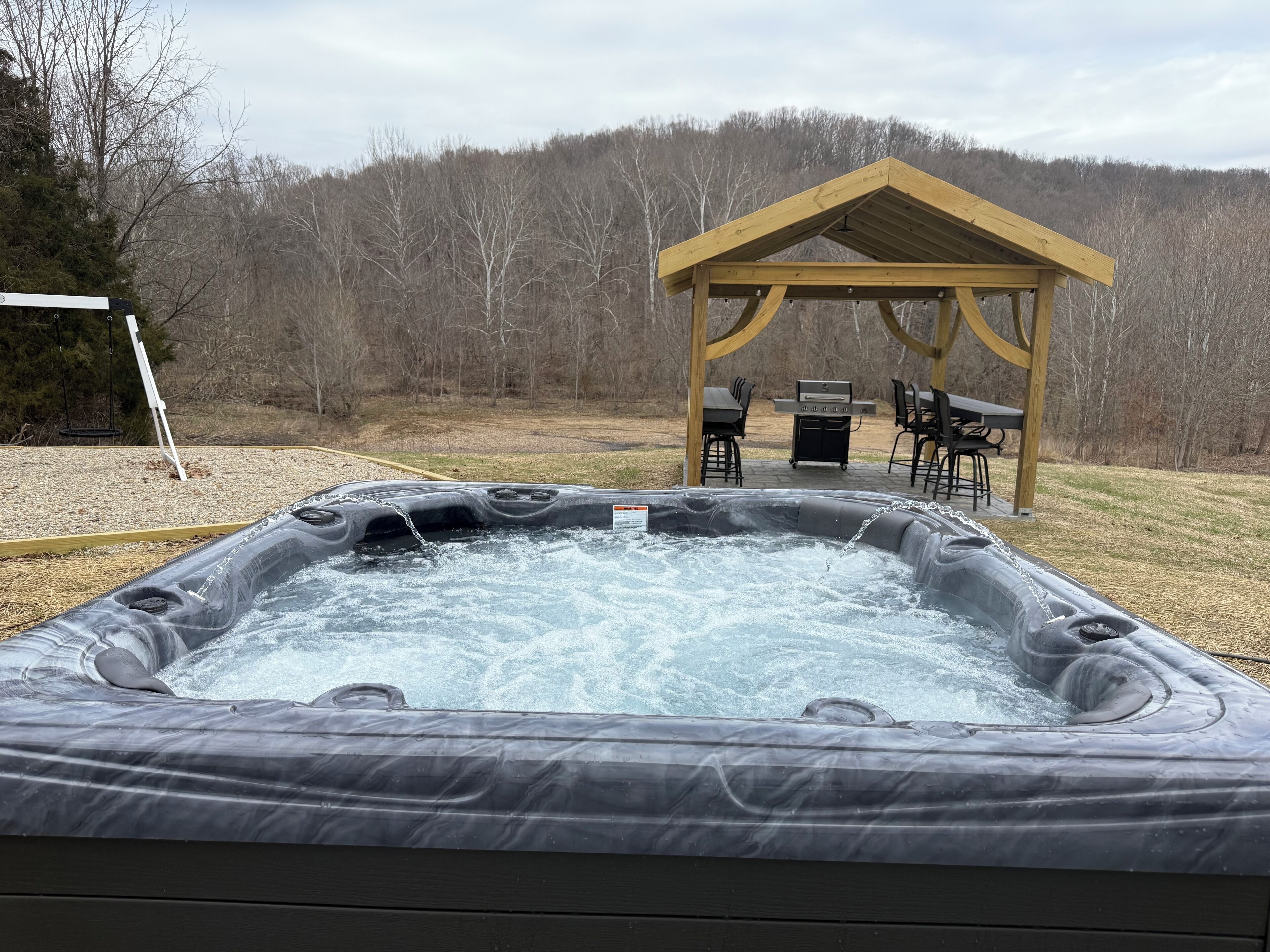 Bain à remous extérieur