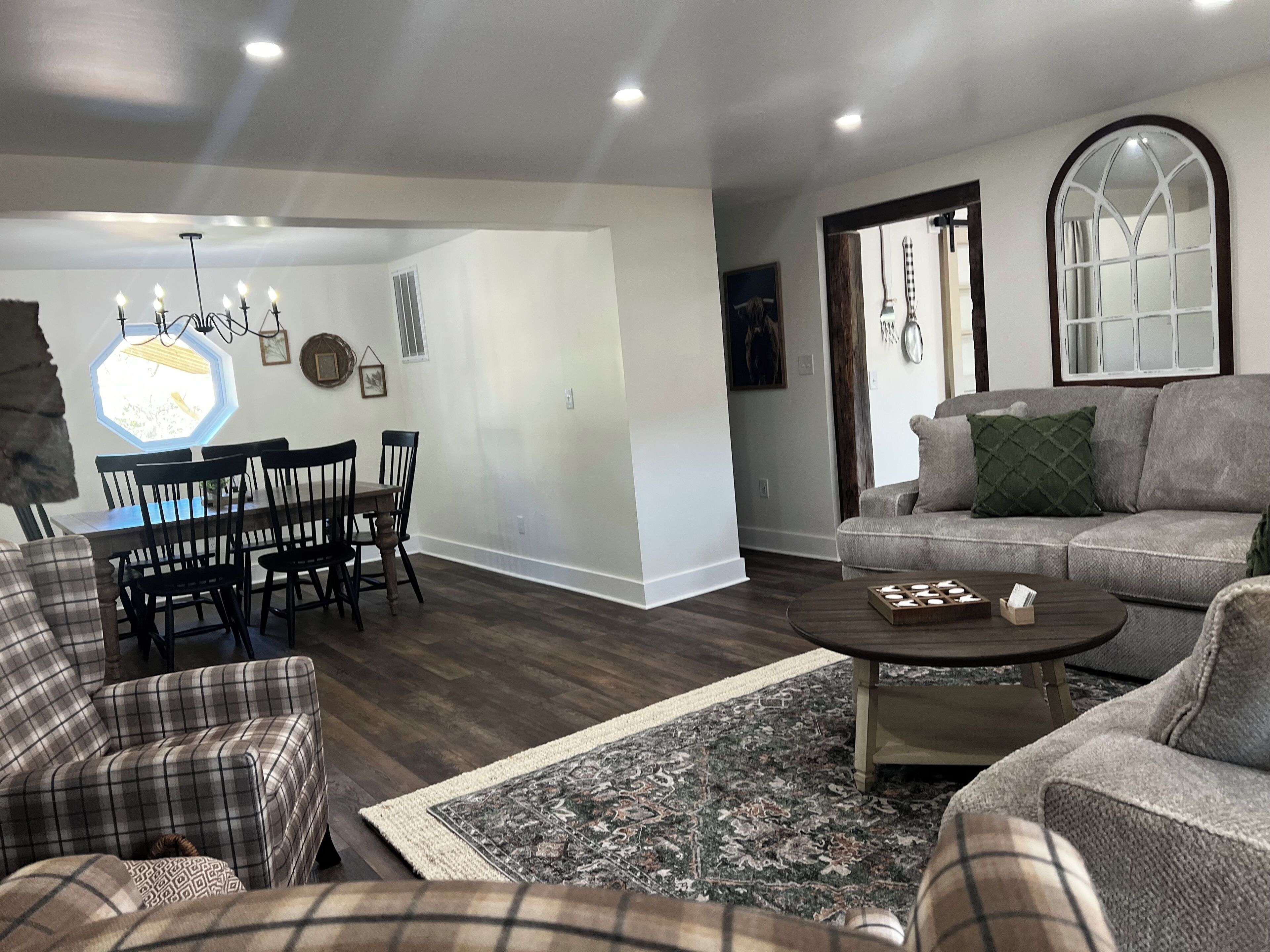 TV connectée, cheminée