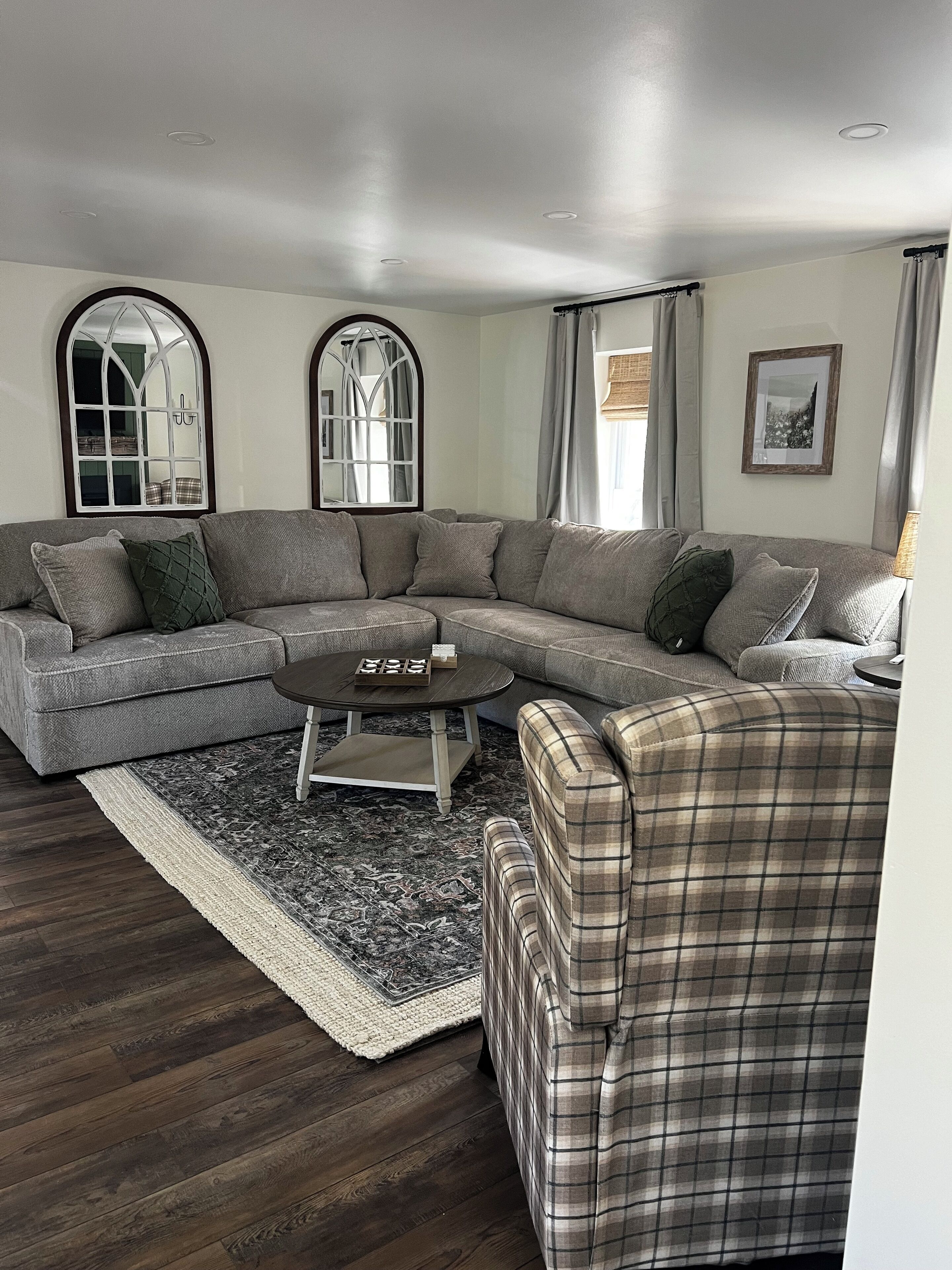 TV connectée, cheminée