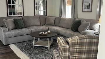 TV connectée, cheminée