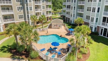 Indoor pool, a heated pool