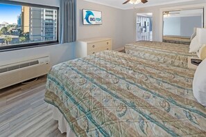 1 多间卧室、熨斗/熨衣板、WiFi、床单