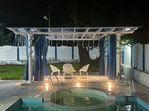 Neil Tarang Villa , Modern private pool villa with garden near Mumbai