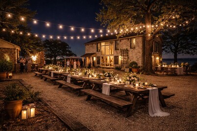 Private and Unique 14 acre European Lakefront Villa in Texas!