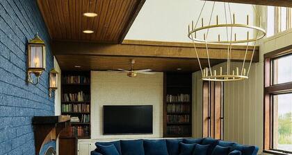 Unique, private, lakefront 14 acre property with 3 separate homes, 4600 sqft