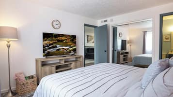 2 bedrooms, iron/ironing board, free WiFi, bed sheets