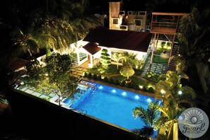 Façana frontal de l'allotjament