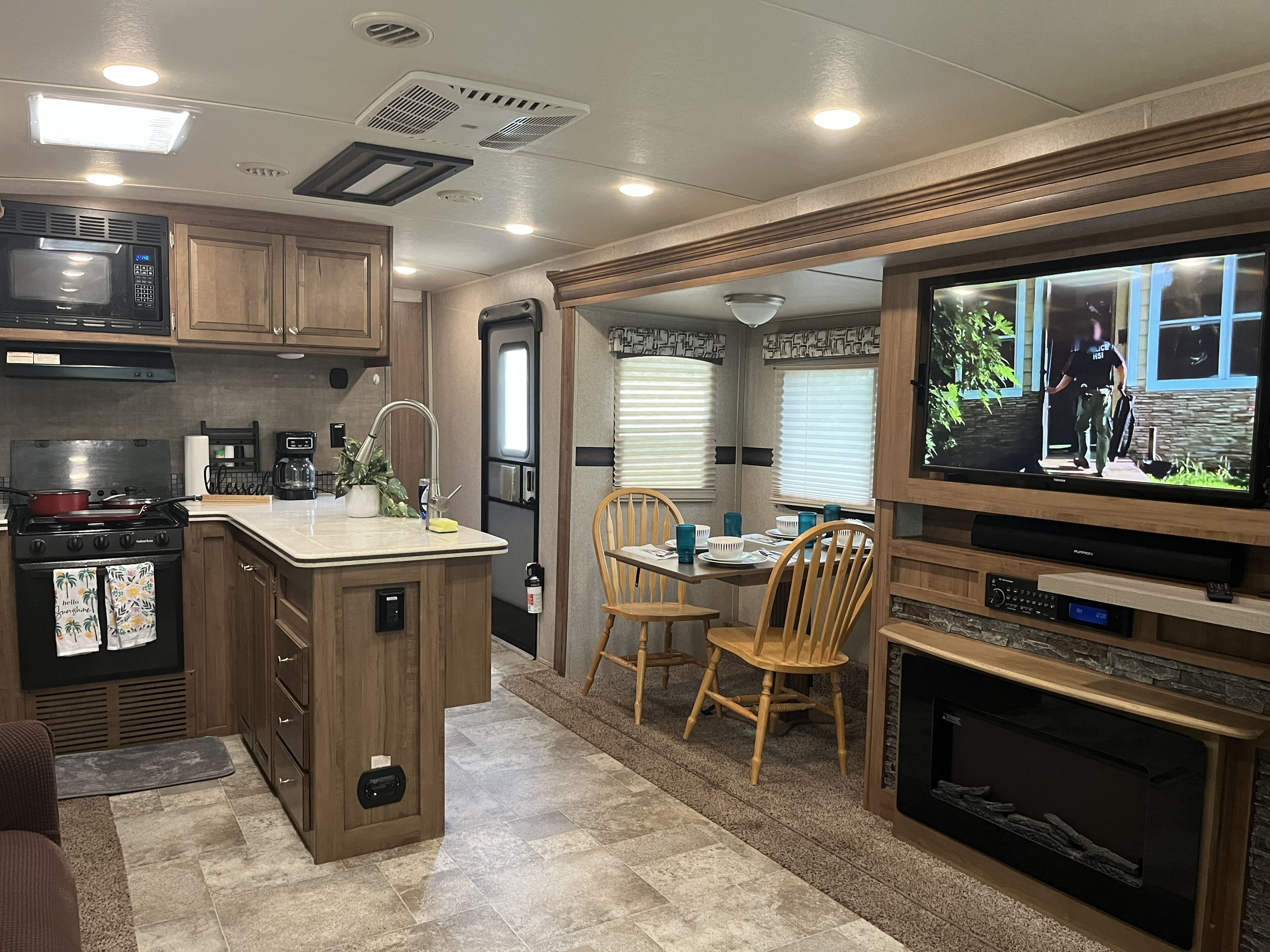 Microwave, oven, stovetop