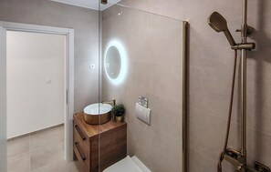 Shower, hair dryer