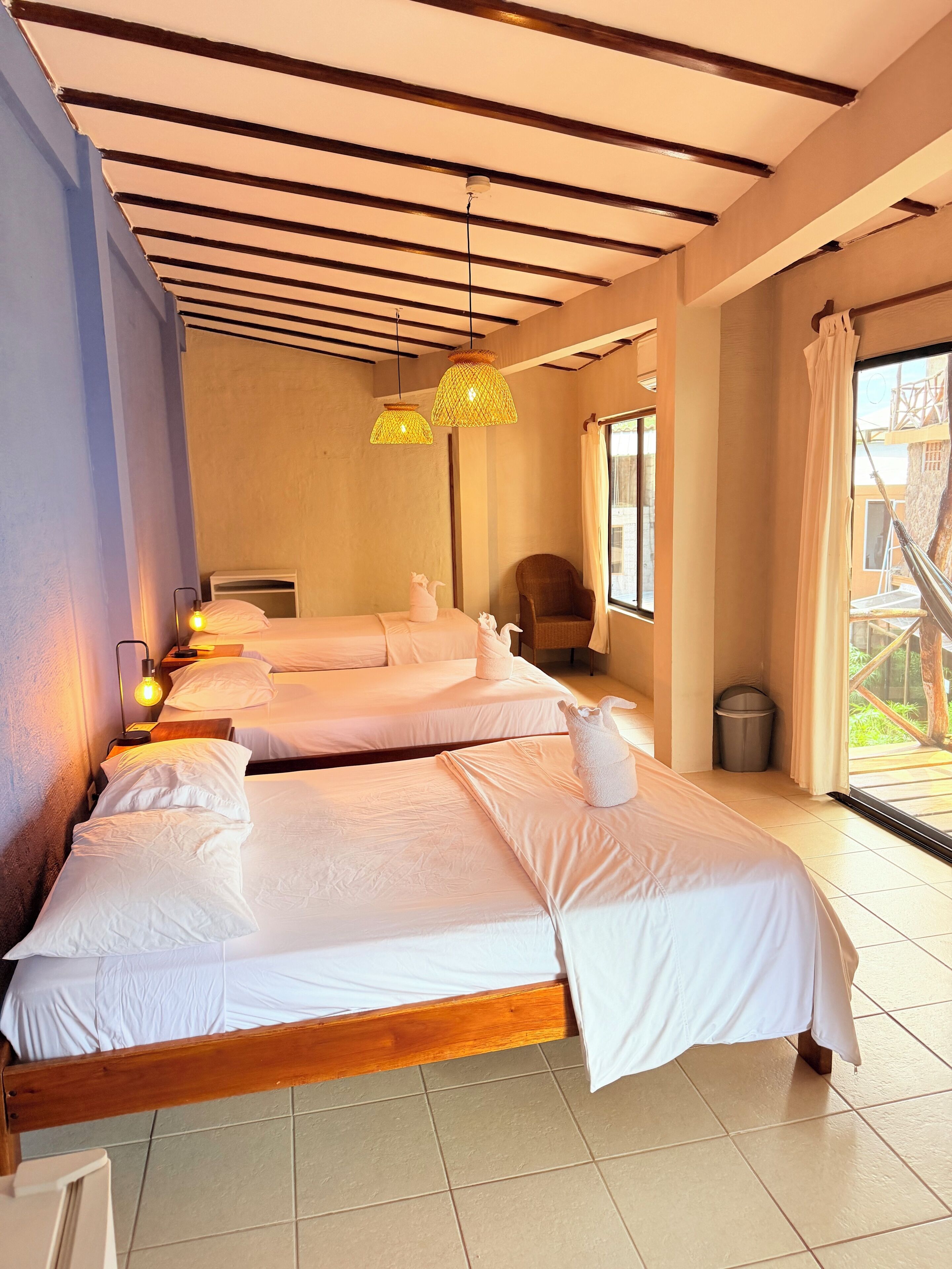 Comfort-Dreibettzimmer, Gartenblick