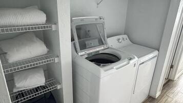 Blackout curtains, iron/ironing board, free WiFi