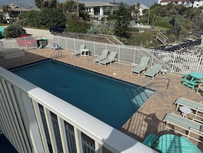 家庭公寓式客房, 海滩景观 | 露台