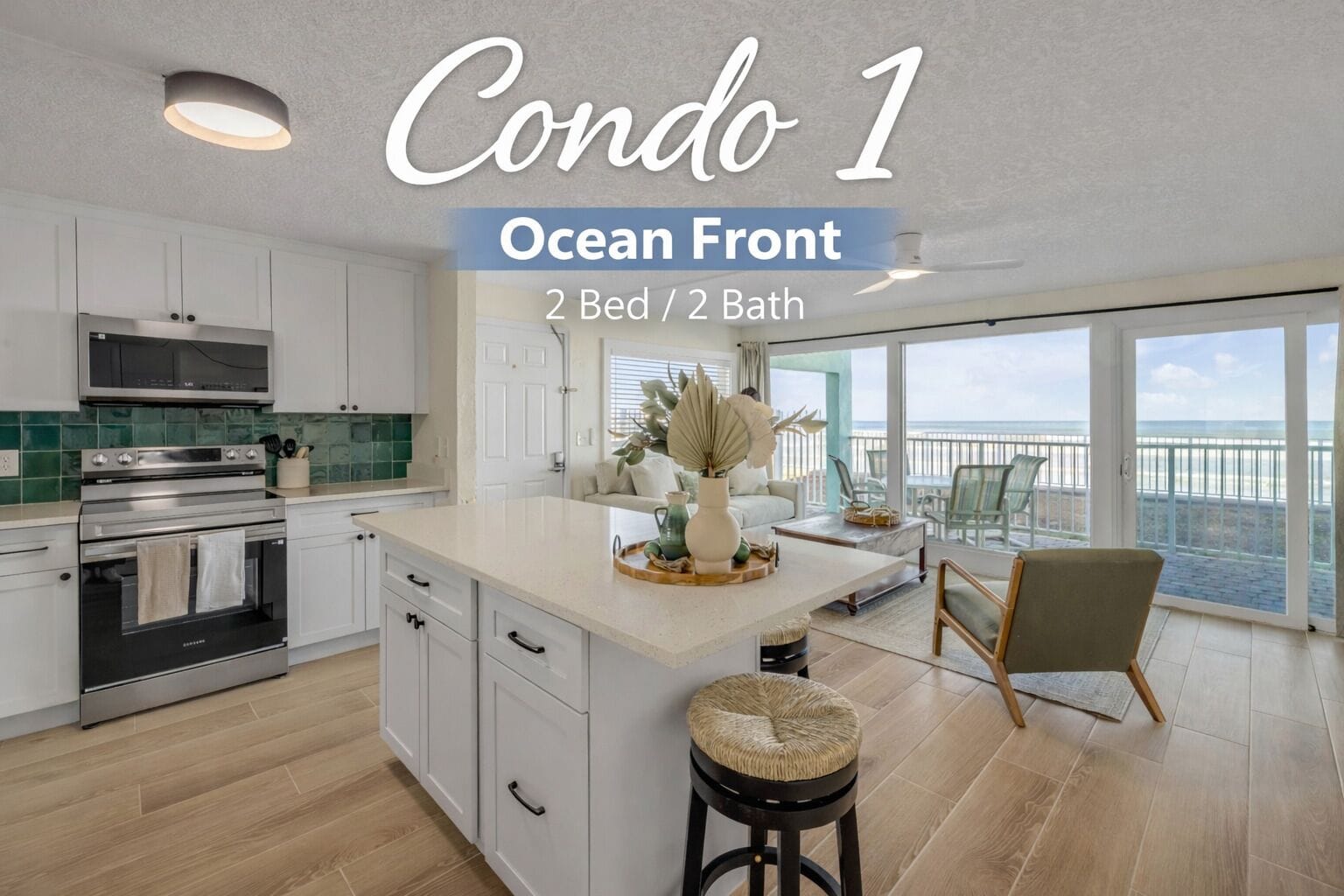 Appartement Familial, vue plage