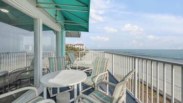 Family Condo, Beach View | Balcony view