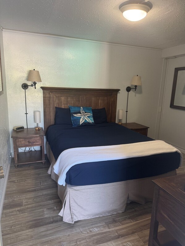 Blackout curtains, iron/ironing board, free WiFi