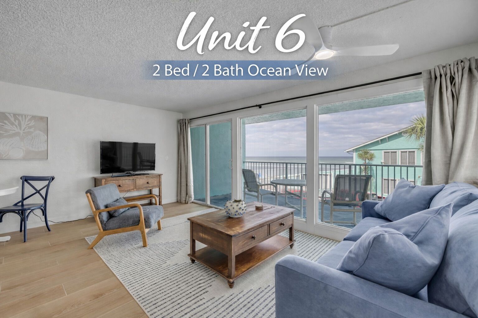 Condo conforto, vista para o oceano | Vista da sacada